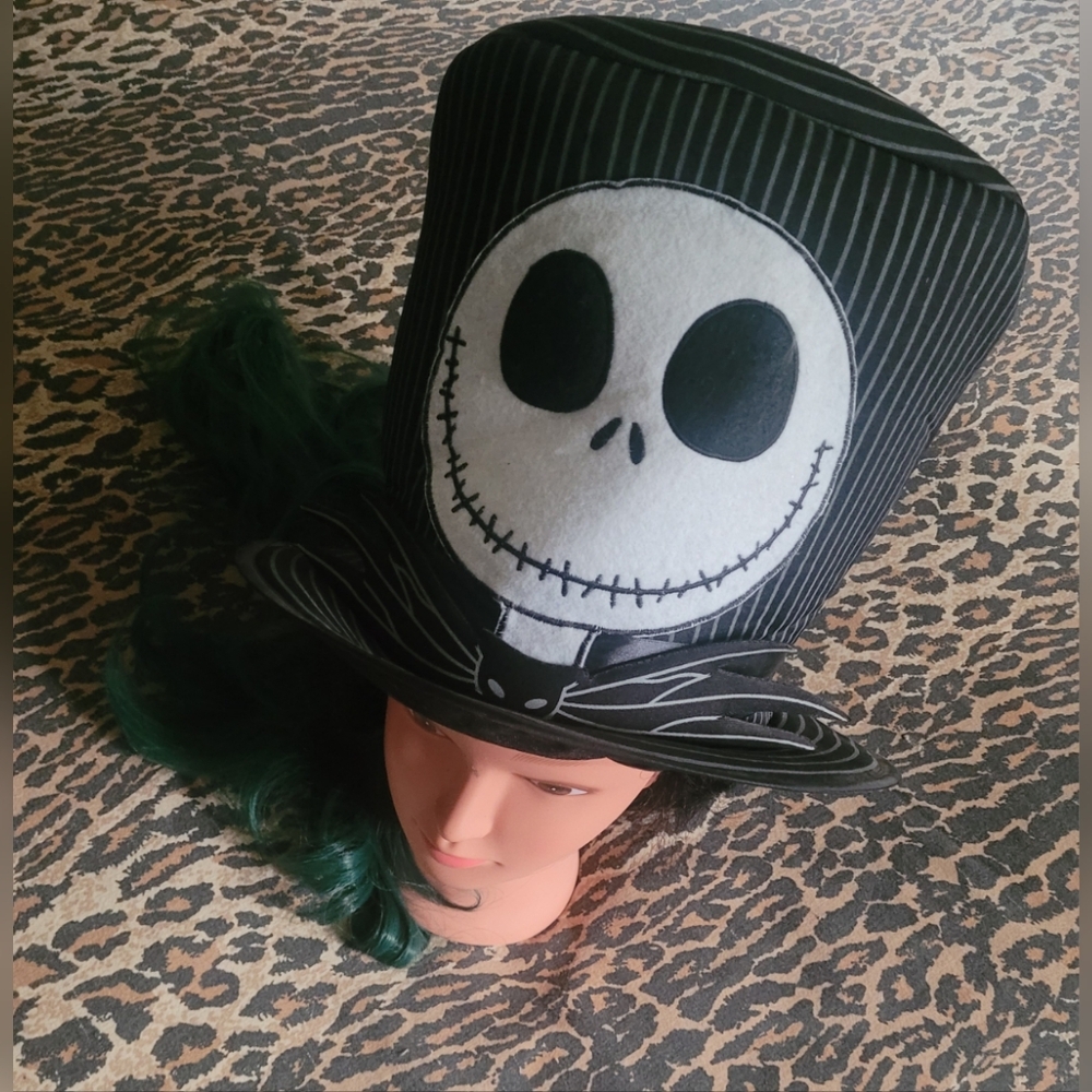 Disney Black and White Jack Skellington Hat